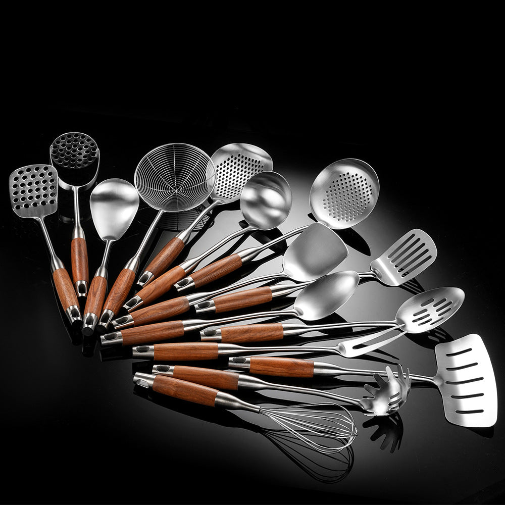 Stainless Steel Kitchen Spatula with Rosewood Handle