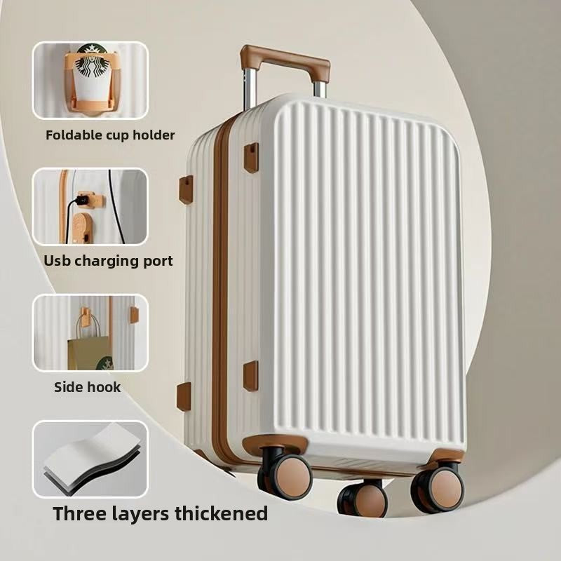 New Contrast Color Durable Luggage Case