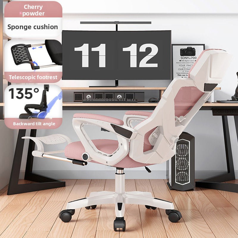 Ergonomic Reclining Office Chair with Adjustable Lumbar Support