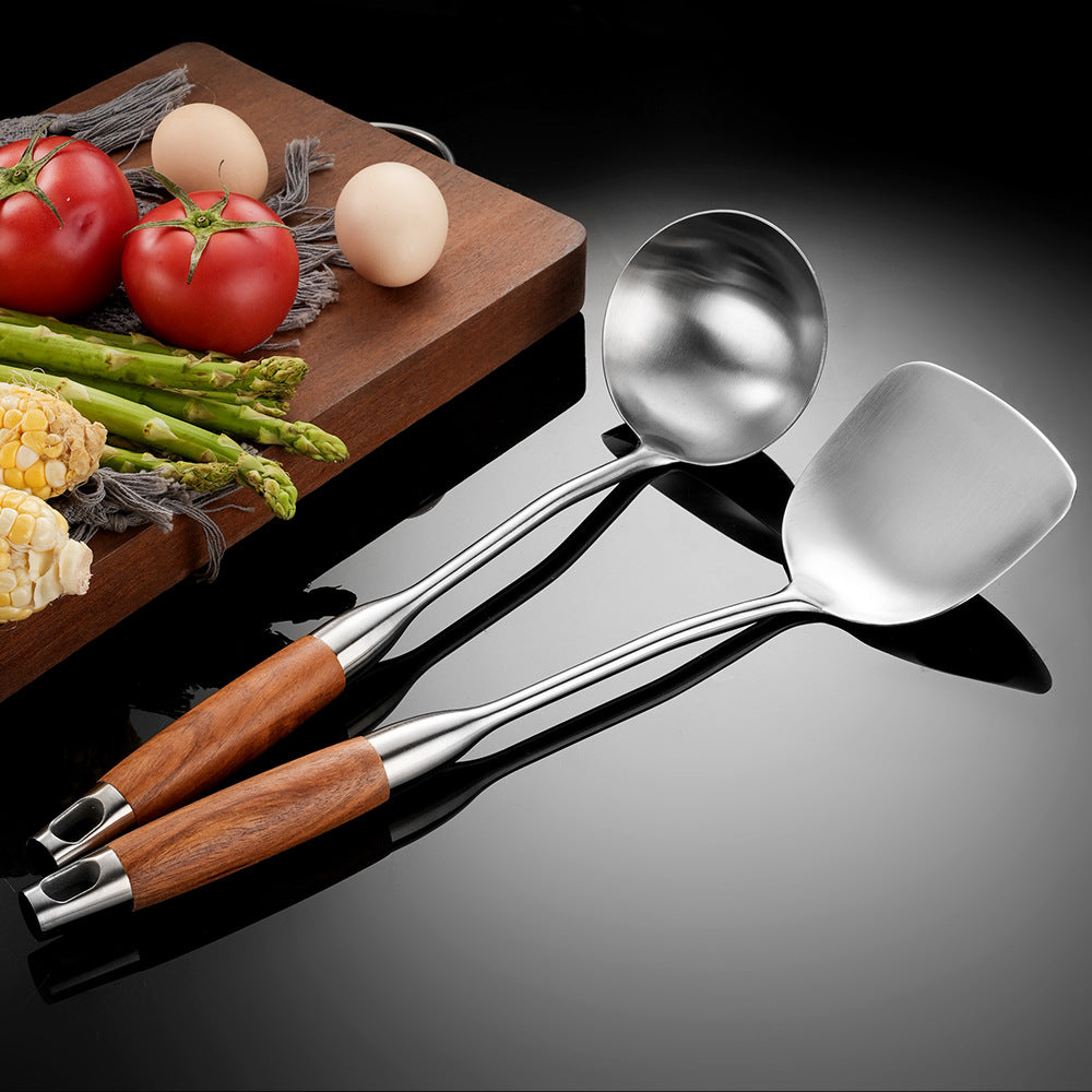 Stainless Steel Kitchen Spatula with Rosewood Handle