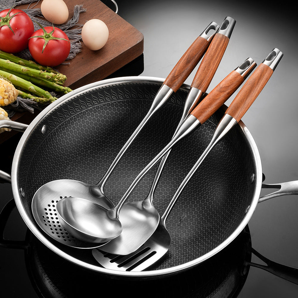 Stainless Steel Kitchen Spatula with Rosewood Handle