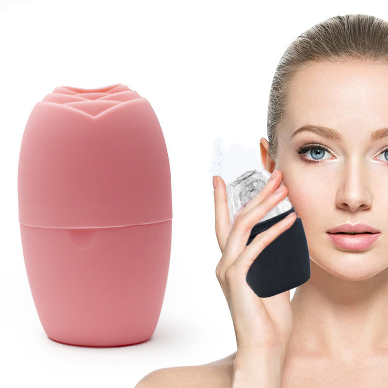 Platinum Silicone Face Ice Roller for Massage and Skincare