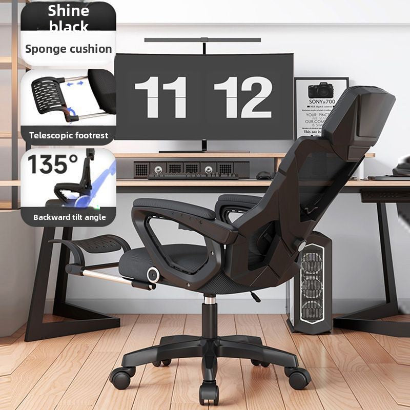 Ergonomic Reclining Office Chair with Adjustable Lumbar Support
