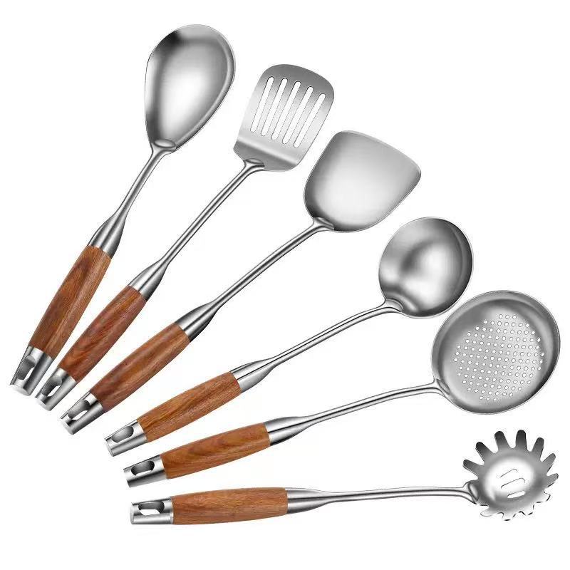 Stainless Steel Kitchen Spatula with Rosewood Handle