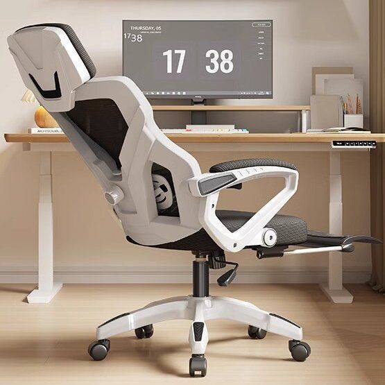 Ergonomic Reclining Office Chair with Adjustable Lumbar Support