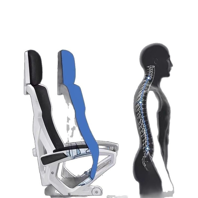 Ergonomic Reclining Office Chair with Adjustable Lumbar Support