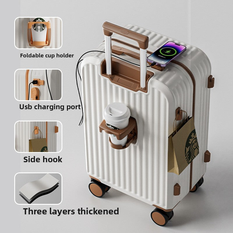 New Contrast Color Durable Luggage Case