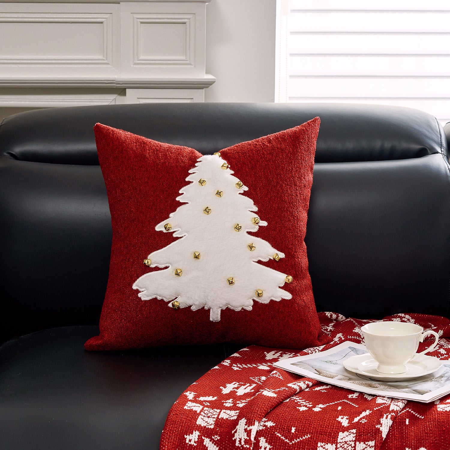 Christmas Embroidered Pillowcase