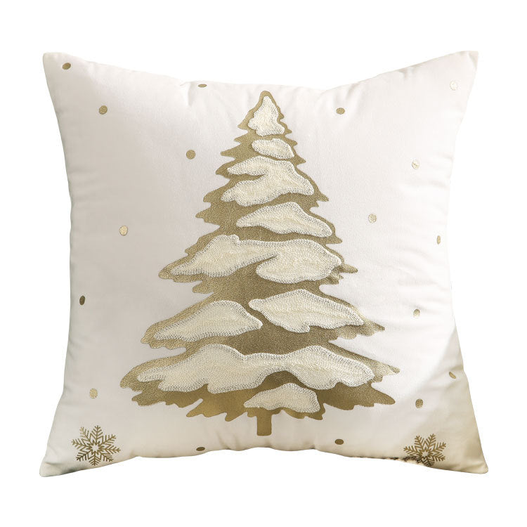 Christmas Embroidered Pillowcase