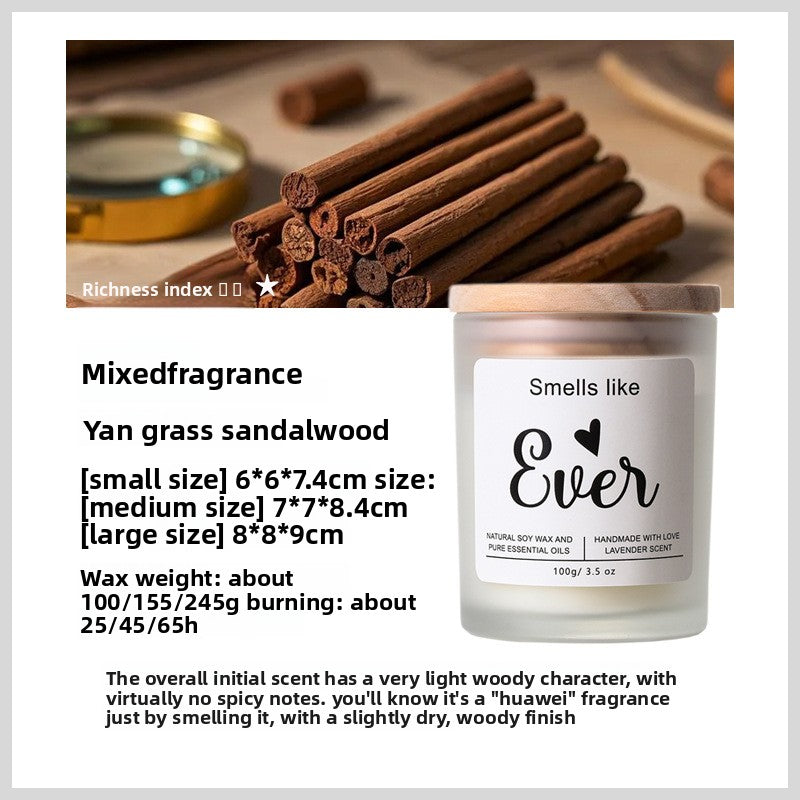 Handmade Soybean Wax Aromatherapy Candle