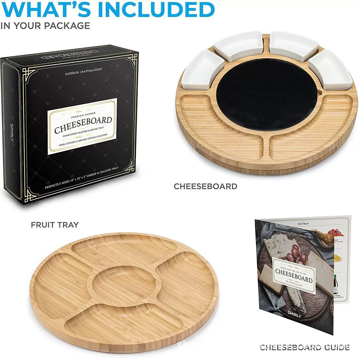 Wooden European Style Cheese Board