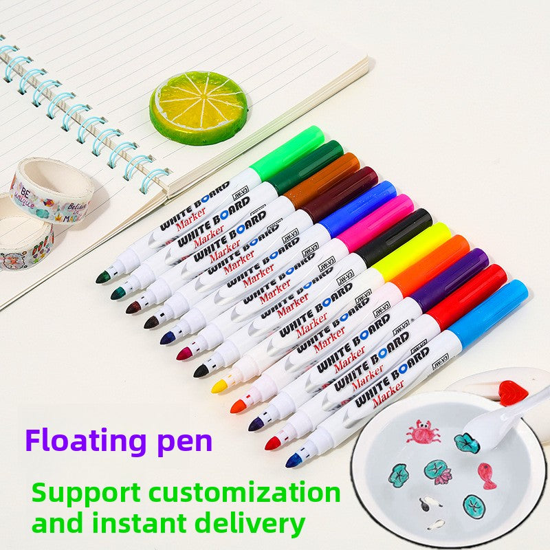 Floating Water-Based Whiteboard Pens for Kids